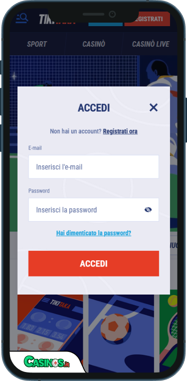TikiTaka Casino Accesso