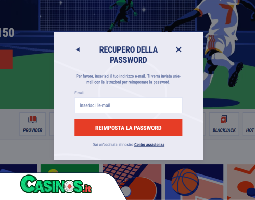 TikiTaka Casino problema di accesso