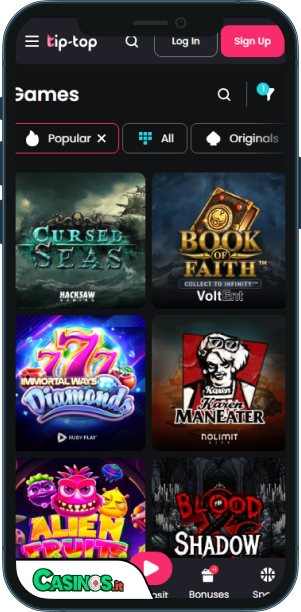 Tip-Top Bet Casino app mobile