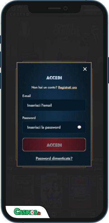 TowerCasino Accesso