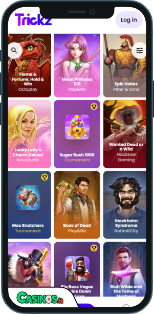 Trickz Casino app mobile
