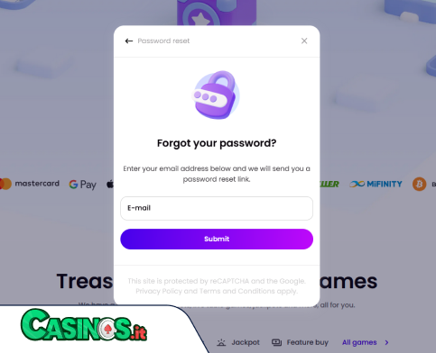 Trickz Casino problema di accesso