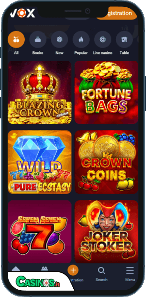 VOX Casino app mobile