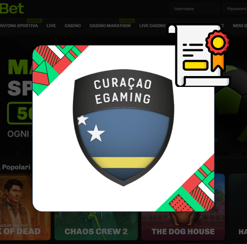 Velobet Casino licenza