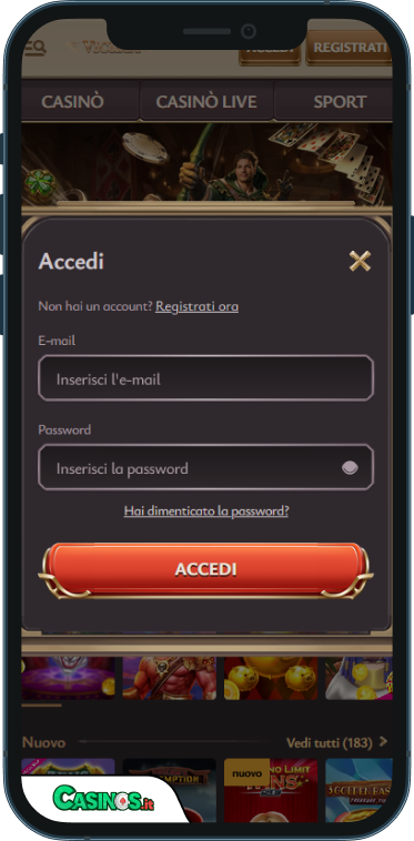 ViciBet Casino Accesso