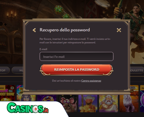 ViciBet Casino problema di accesso