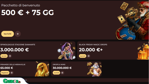 VinciSpin Casino Bonus