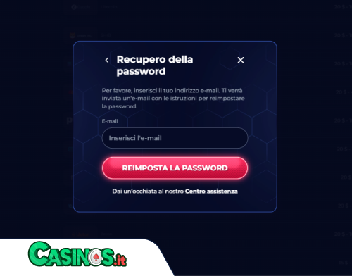 Viperwin Casino problema di accesso