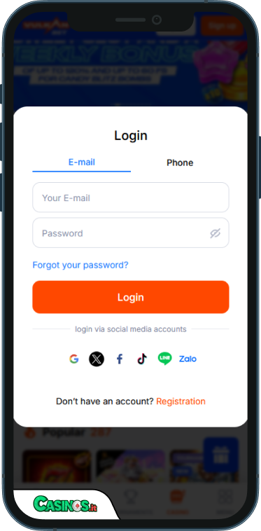VulkanBet Casino Accesso