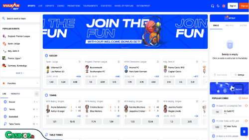 VulkanBet Casino Sport