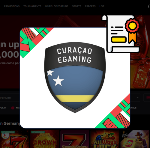 VulkanSpiele Casino licenza