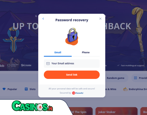 VulkanVegas Casino problema di accesso