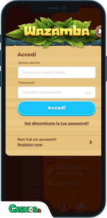 Wazamba Casino Accesso