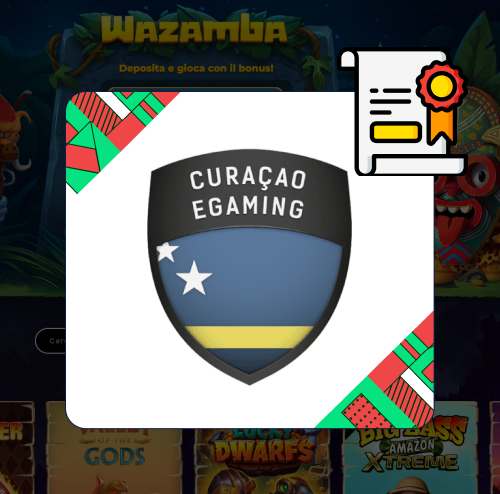 Wazamba Casino licenza