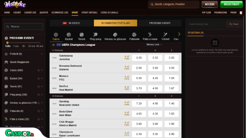 Westace Casino Sport