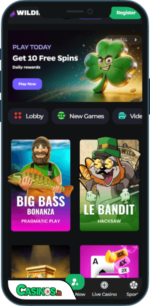 Wildies Casino app mobile