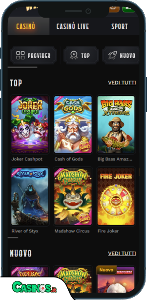 Wildsino Casino app mobile