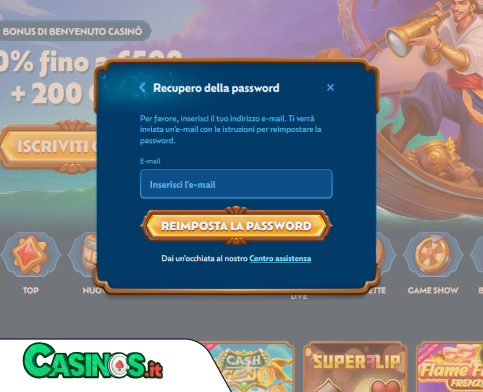 WinBay Casino problema di accesso