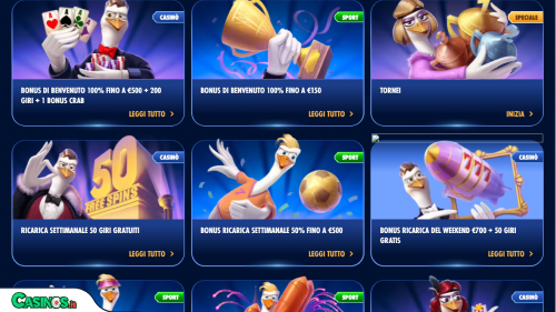 WinGaga Casino Bonus