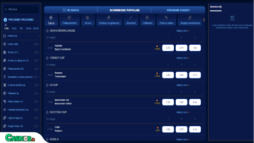 WinGaga Casino Sport