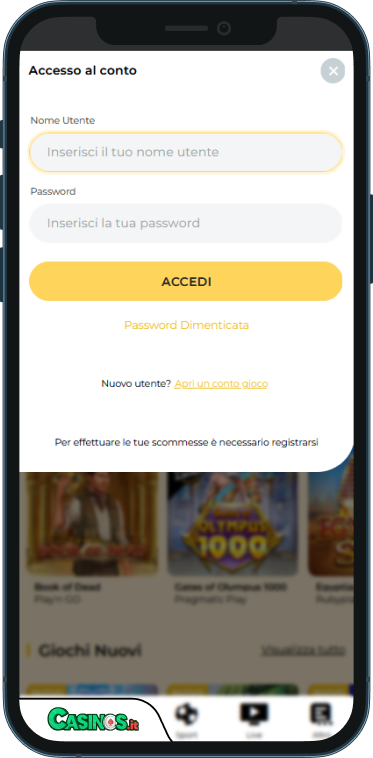 WinMega Casino Accesso