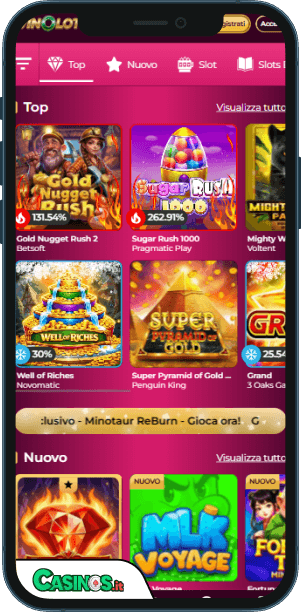 WinOlot Casino app mobile