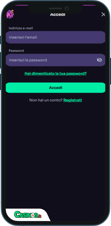 WinSpirit Casino Accesso