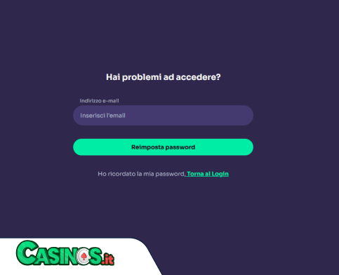 WinSpirit Casino problema di accesso