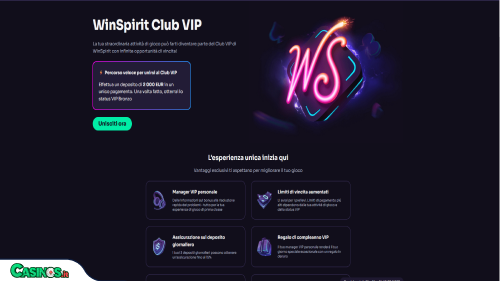 WinSpirit Casino vip