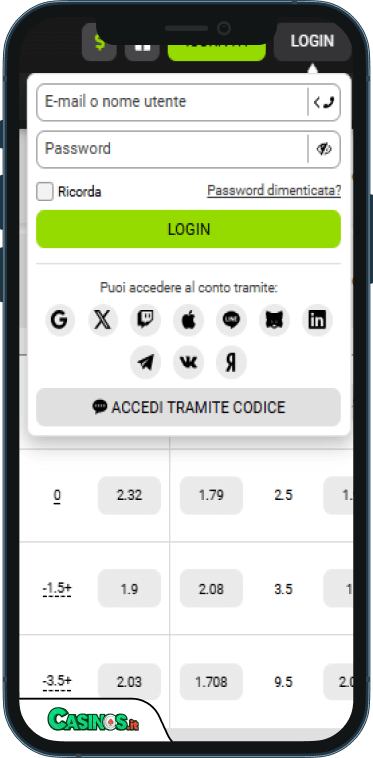 WinWin Casino Accesso