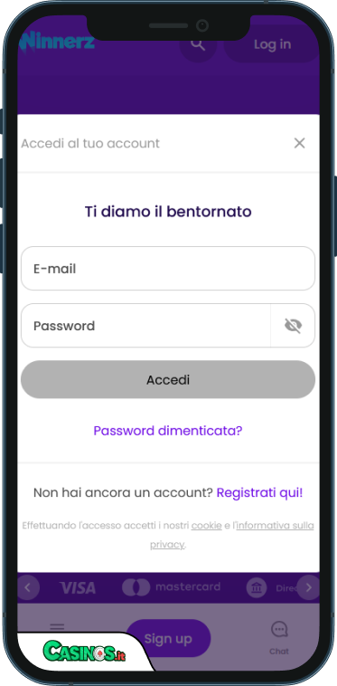 Winnerz Casino Accesso