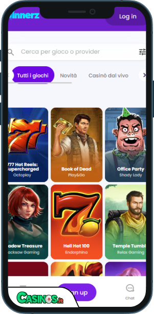 Winnerz Casino app mobile