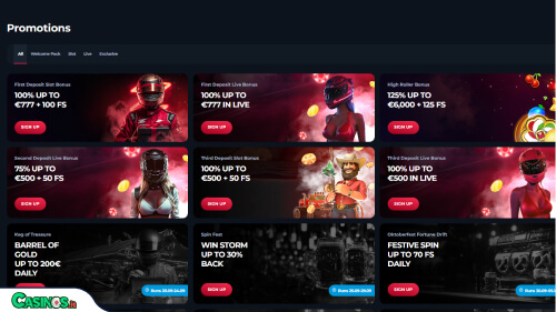 Winorio Casino Bonus