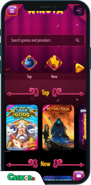 Winota Casino app mobile