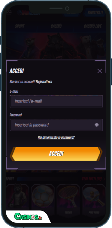 Winrolla Casino Accesso