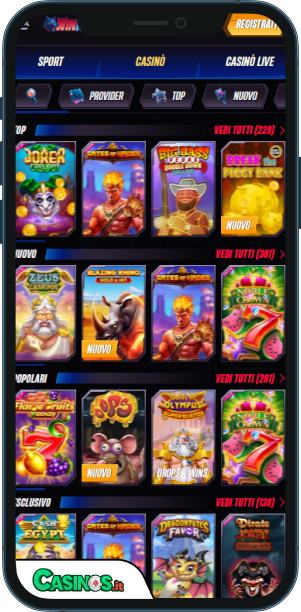 Winrolla Casino app mobile
