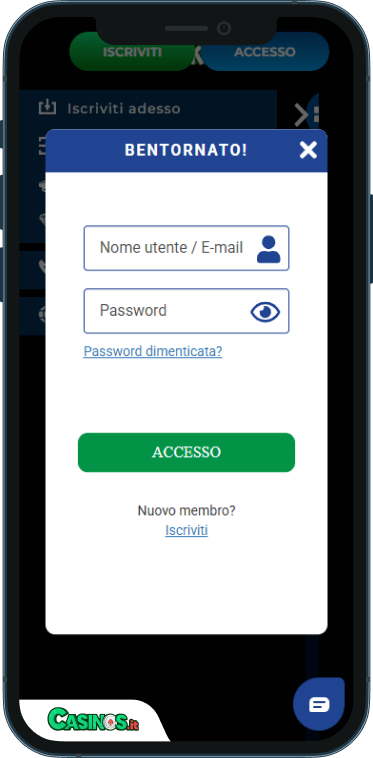 WinsPark Casino Accesso