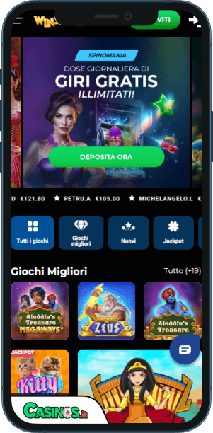WinsPark Casino app mobile