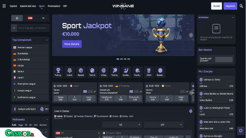 Winsane Casino Sport