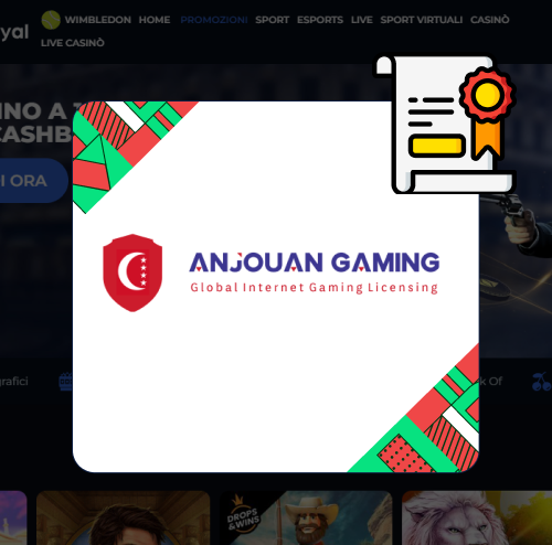 WishWin Casino licenza