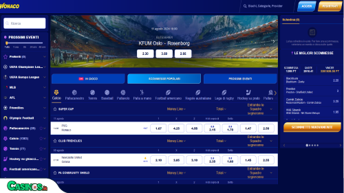 Wonaco Casino Sport
