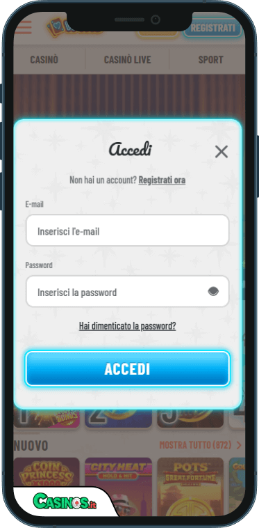 Wyns Casino Accesso