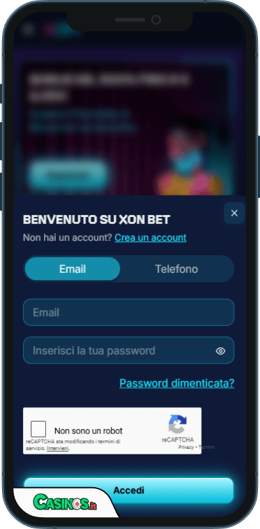 Xon.Bet Casino Accesso