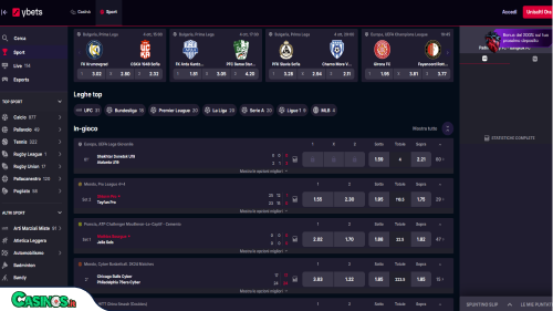 Ybets Casino sport