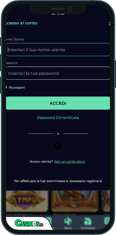 YoyoSpins Casino Accesso