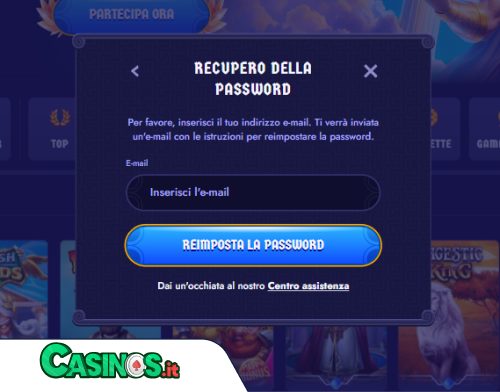 ZeusWin Casino problema di accesso