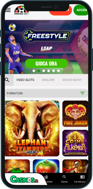 ZodiacBet Casino app mobile