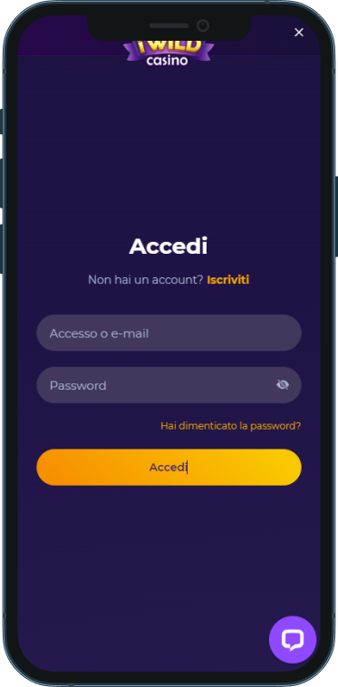 iWild Casino Accesso