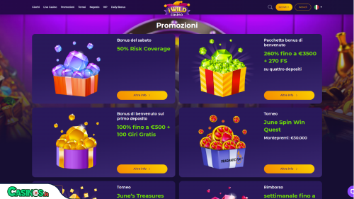 iWild Casino Bonus